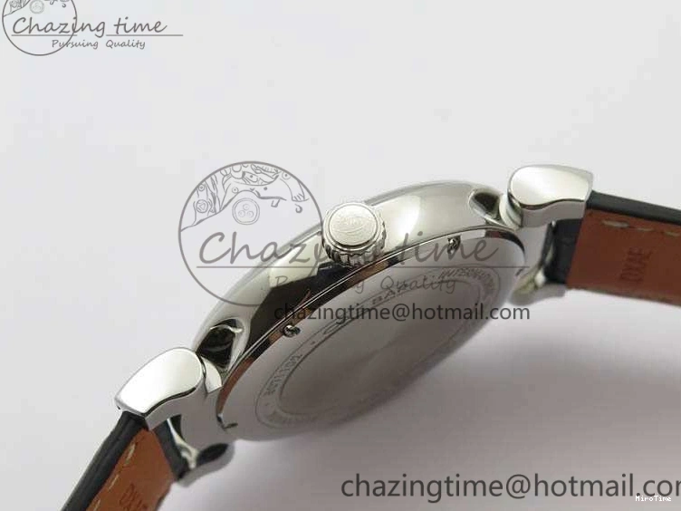 MIROTIME 0209 Da Vinci IW356601 SS TW 1:1 Best Edition Blue Dial On Black Leather Strap A Durable 7239